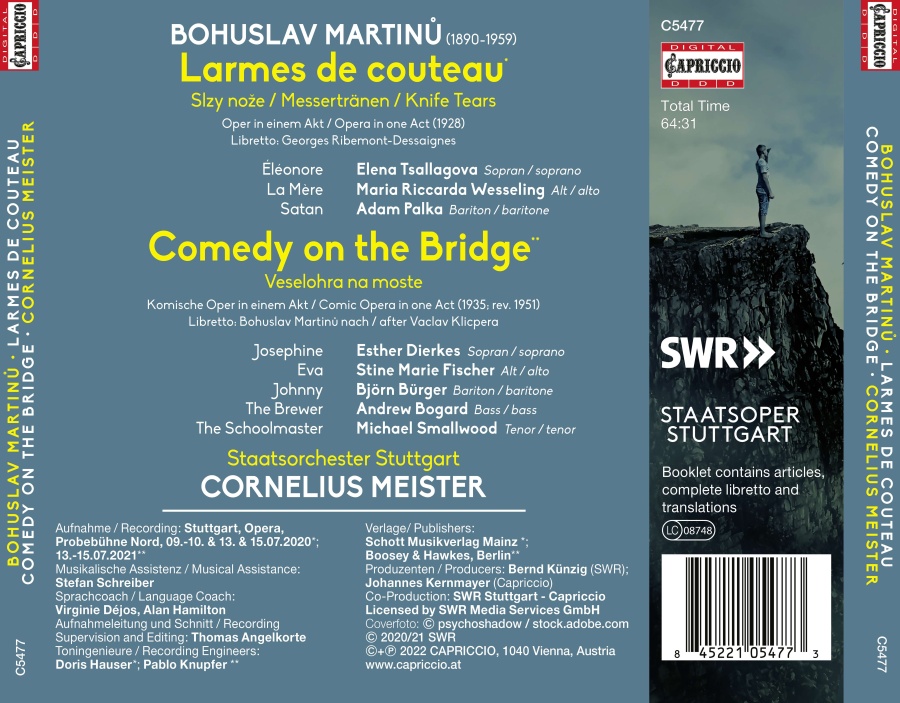 Martinu: Larmes de couteau; Comedy on the Bridge - slide-1