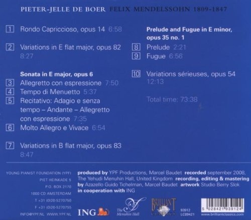 Mendelssohn: Piano Music - slide-1