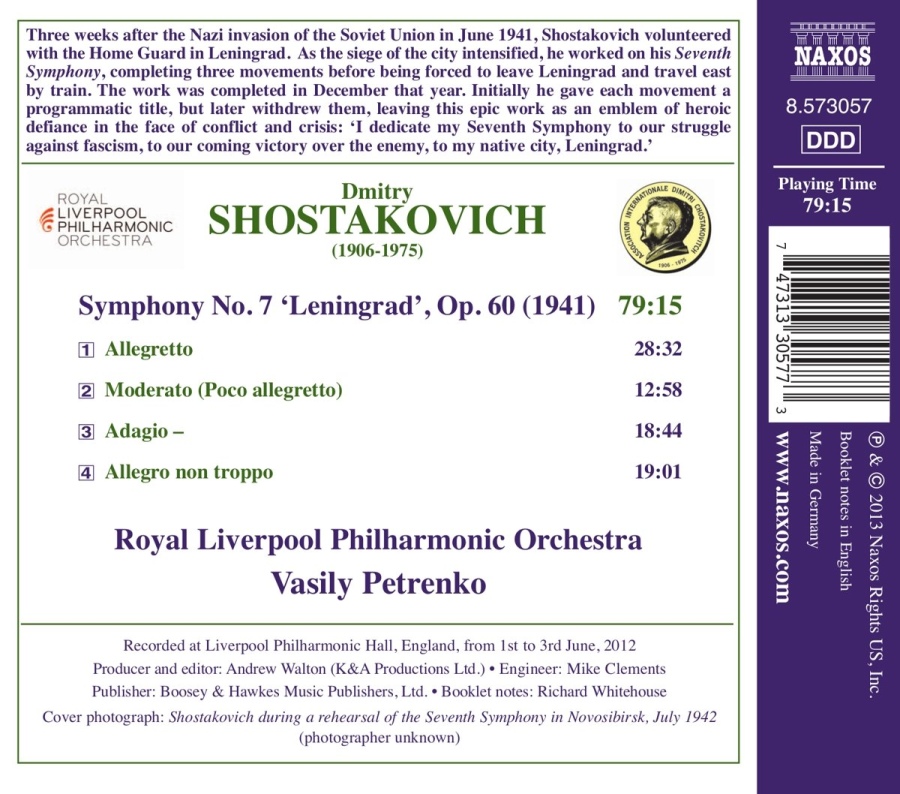 Shostakovich: Symphony No. 7 "Leningrad" - slide-1
