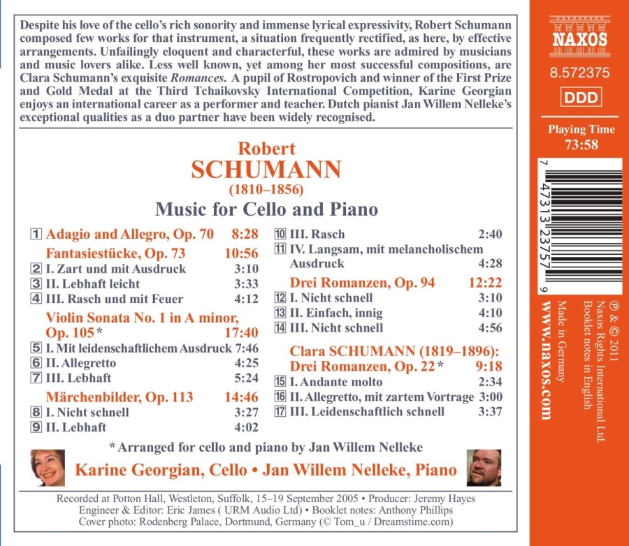 Schumann: Music for Cello and Piano - slide-1