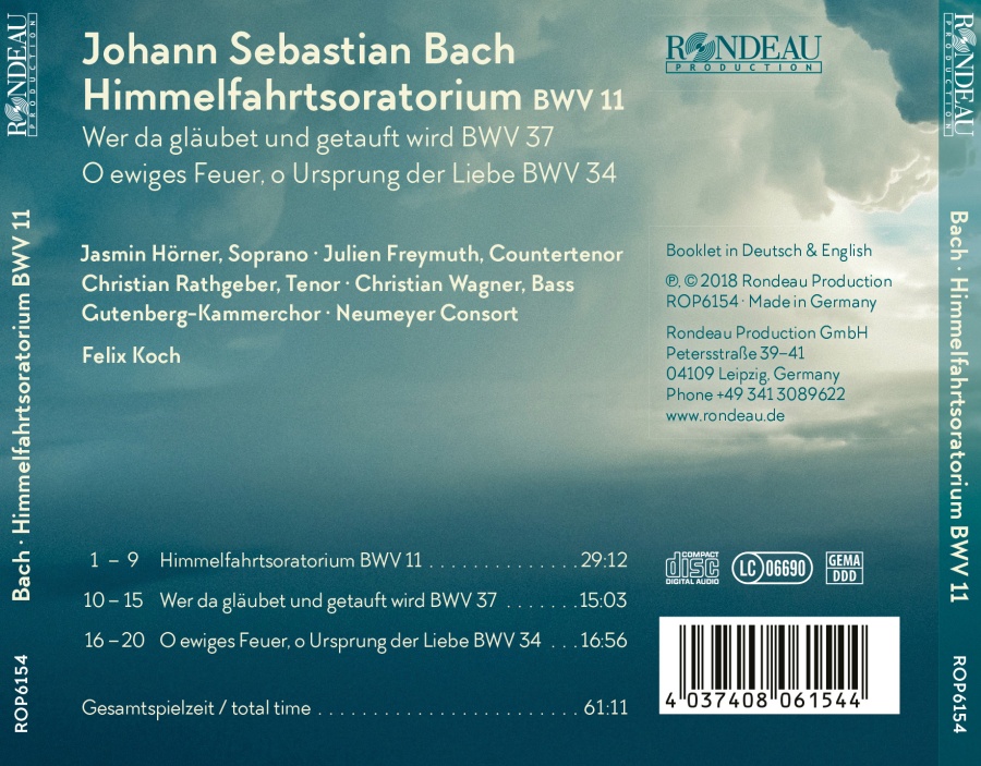 Bach: Himmelfahrtsoratorium BWV 11 - slide-1