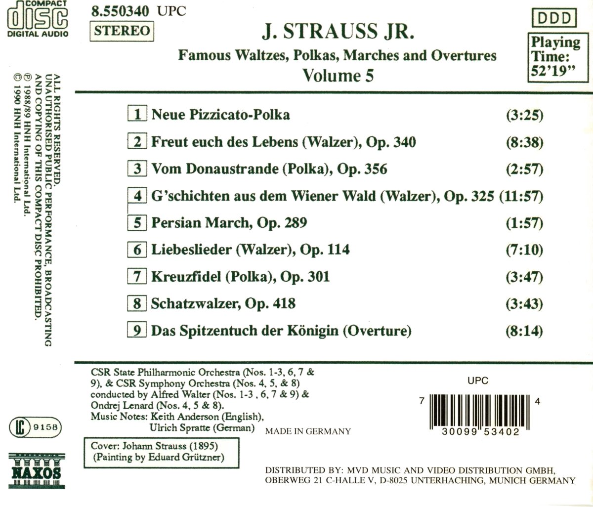 The Best of Johann.Strauss Jr.  vol. 5 - slide-1