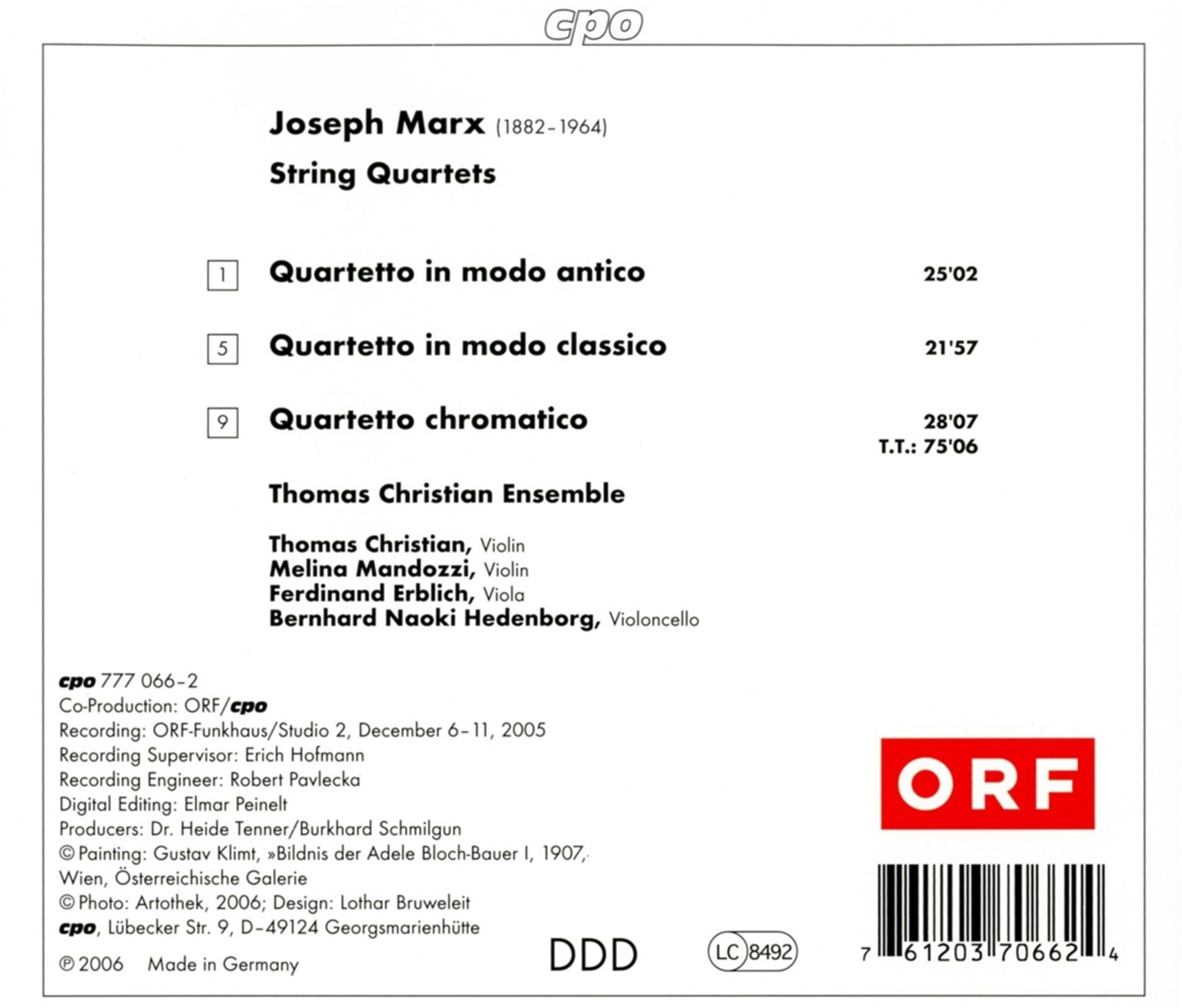 MARX: Complete String Quartets - slide-1