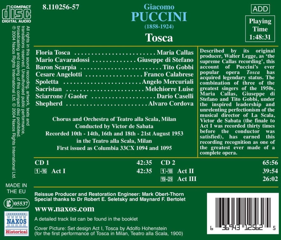 Puccini: Tosca (1953) - slide-1