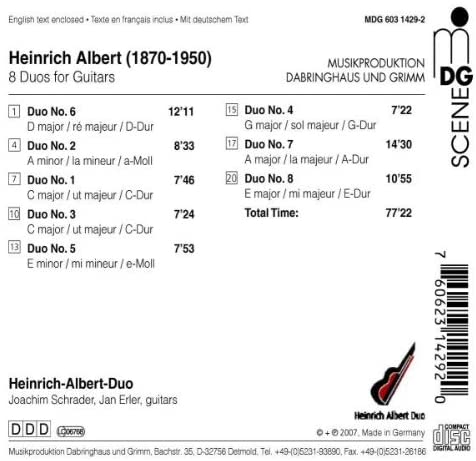 Albert: 8 duos for guitars - slide-1