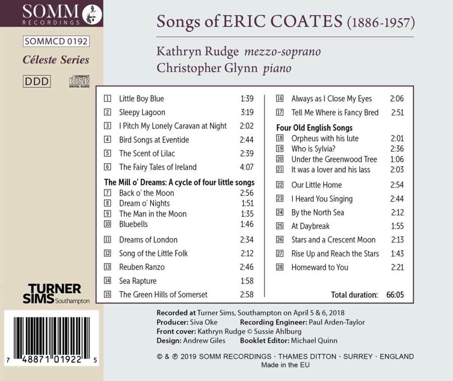 Songs by Eric Coates - slide-1