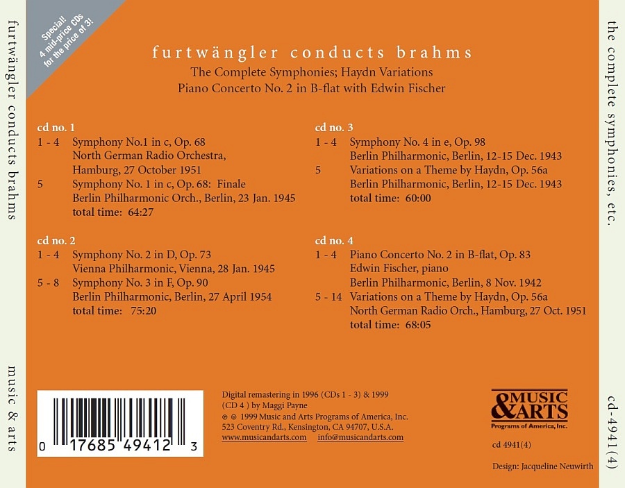 Furtwängler conducts Brahms - slide-1