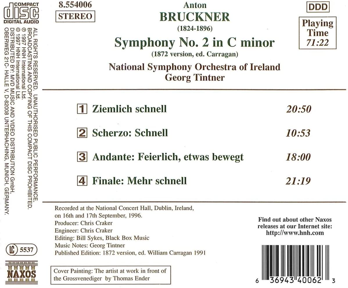 BRUCKNER: Symphony no. 2 - slide-1