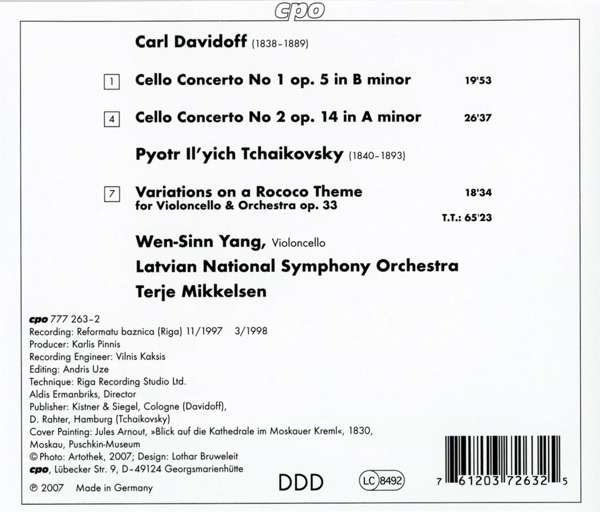 Davidoff - Cello Concertos 1 & 2 - slide-1