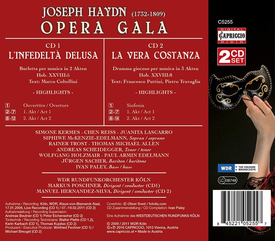 Haydn: Opera Gala - L’infedelta delusa & La vera costanza - slide-1