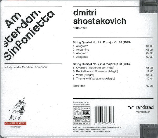 Shostakovich: String Quartets 2&4 - slide-1