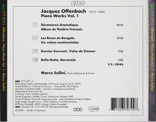 OFFENBACH: Piano Works Vol. 1 - slide-1