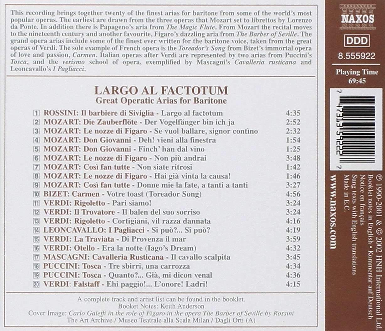 LARGO AL FACTORUM - FAMOUS BARITONE ARIA - slide-1