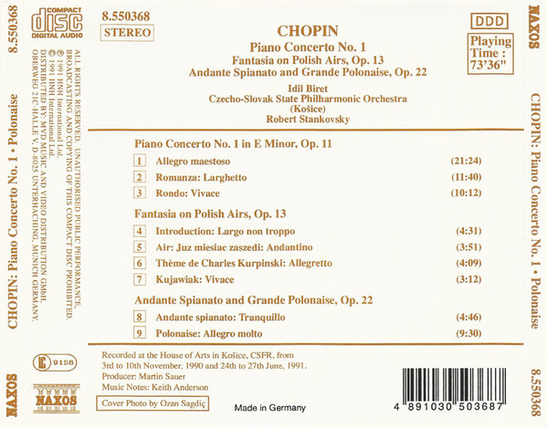 Chopin: Piano Concertos vol. 1 - slide-1