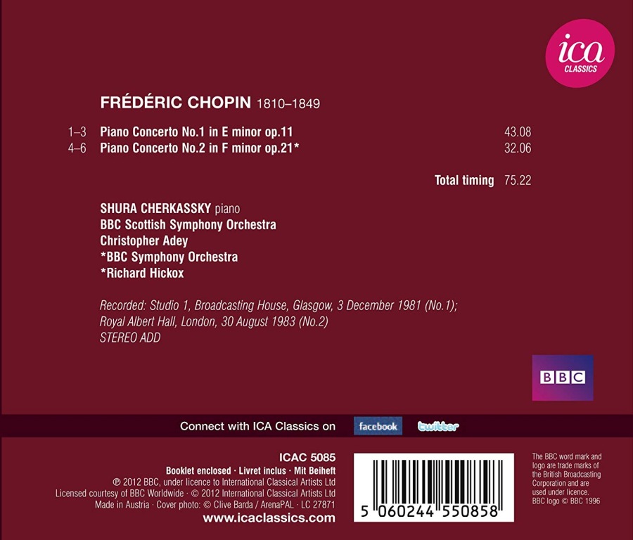 Chopin: Piano Concertos Nos. 1 & 2 - slide-1