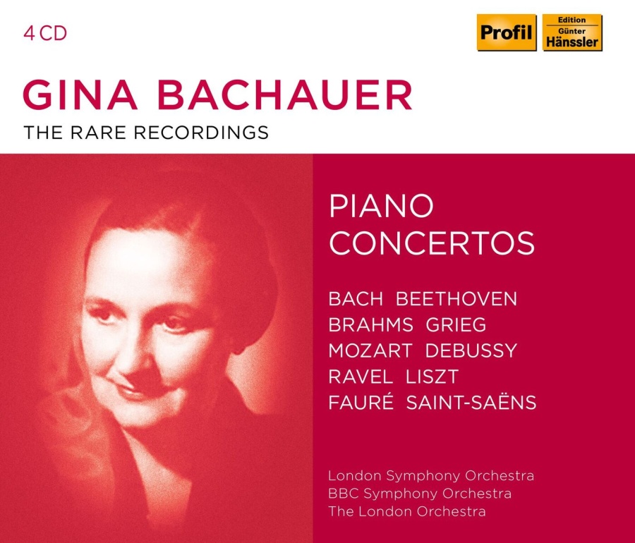 Gina Bachauer: The Rare Recordings - Piano Concertos