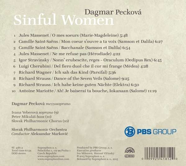 Sinful Women – Strauss, Wagner, Massenet, Saint-Säens, Cherubini, Stravinsky … - slide-1