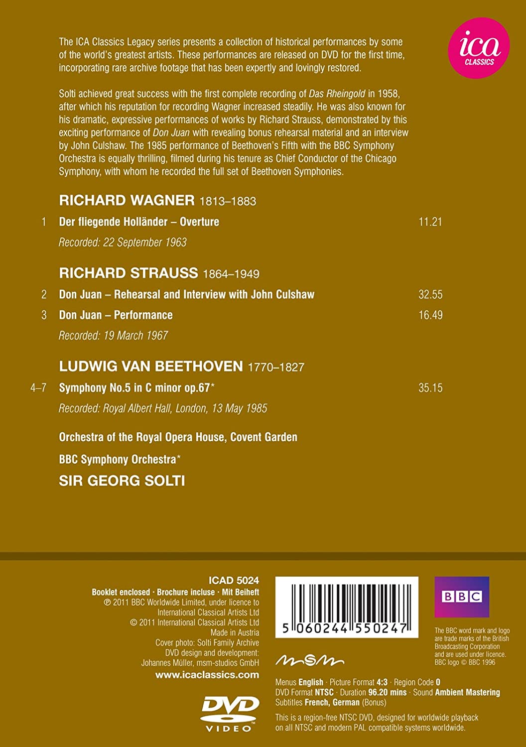 Wagner/Strauss/Beethoven: Sir Georg Solti - slide-1