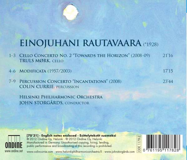 Rautavaara: Modificata (Cello Concerto/ Percussion Concerto) - slide-1