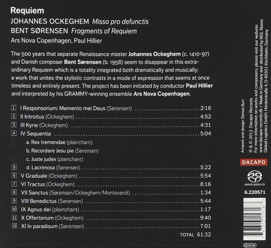 Ockeghem: Missa pro Defunctis, Bent Sørensen: Fragments of Requiem - slide-1