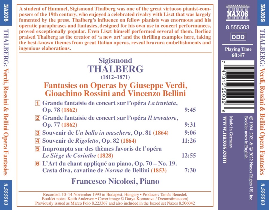 Thalberg: Fantasies on Operas by Verdi, Rossini and Bellini - slide-1