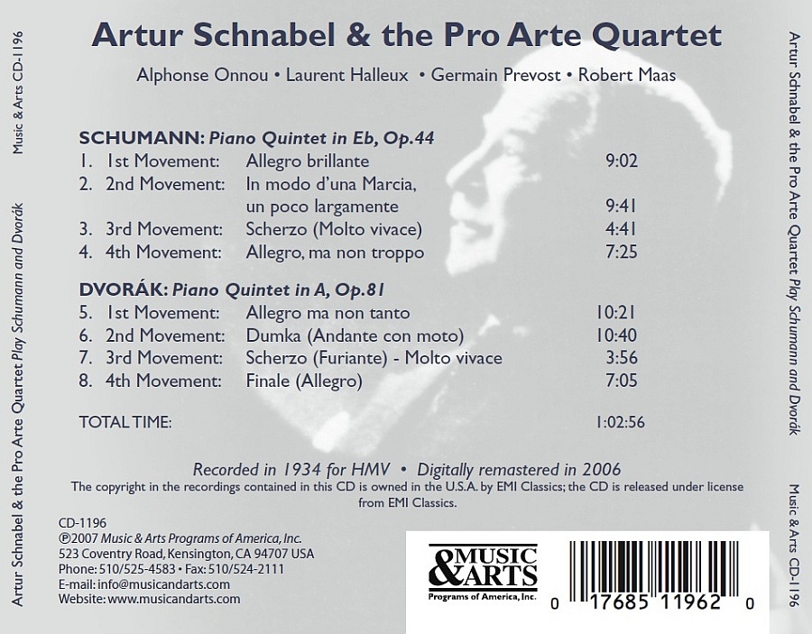 Schumann & Dvorak: Piano Quintets - slide-1