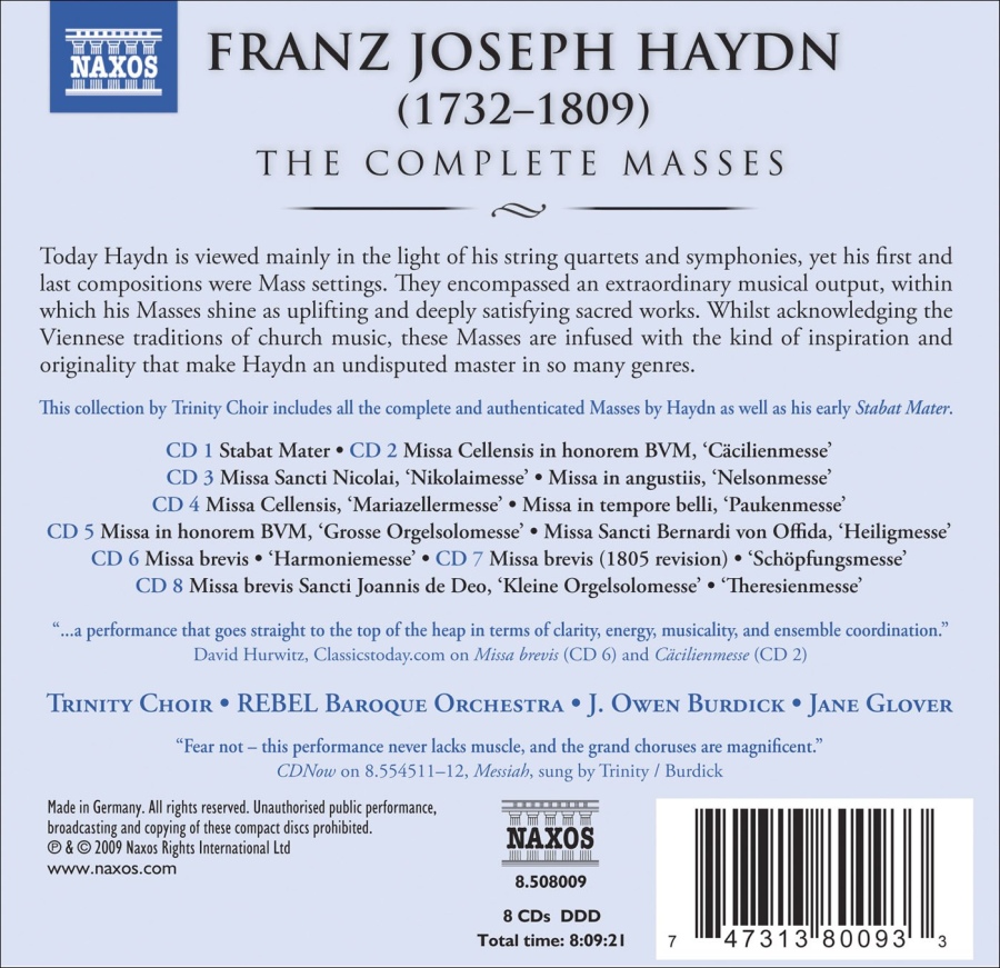 Haydn: The Complete Masses  (8 CD) - slide-1