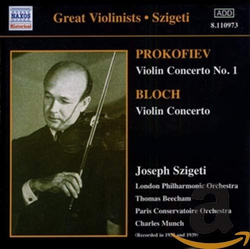 PROKOFIEV / BLOCH: Violin Concertos (1935, 1939)