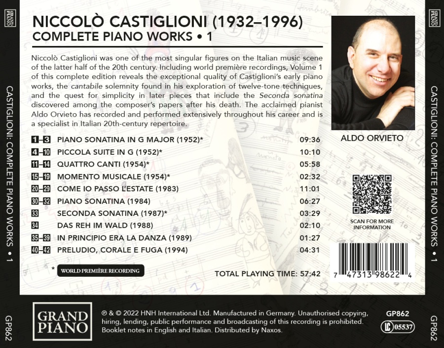 Castiglioni: Piano Works Vol. 1 - slide-1