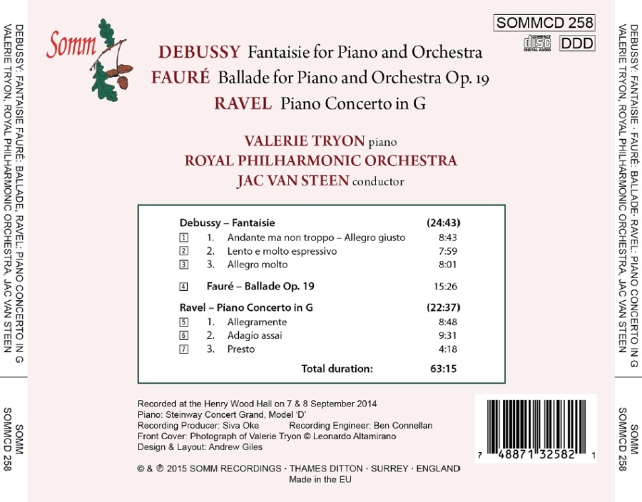 Debussy, Fauré & Ravel: Works for Piano & Orchestra - slide-1