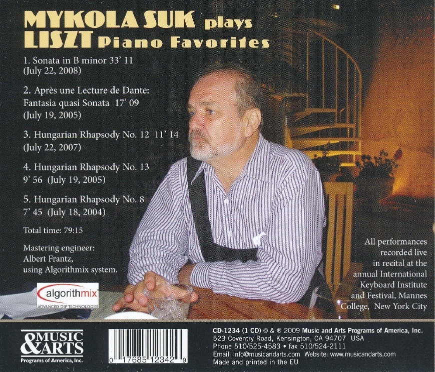 Mykola Suk plays Franz Liszt Piano Favorites - slide-1