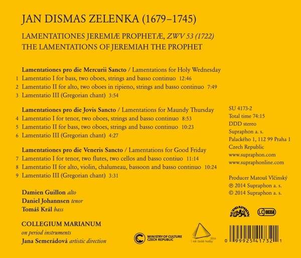 Zelenka: Lamentationes Jeremiae Prophetae - slide-1