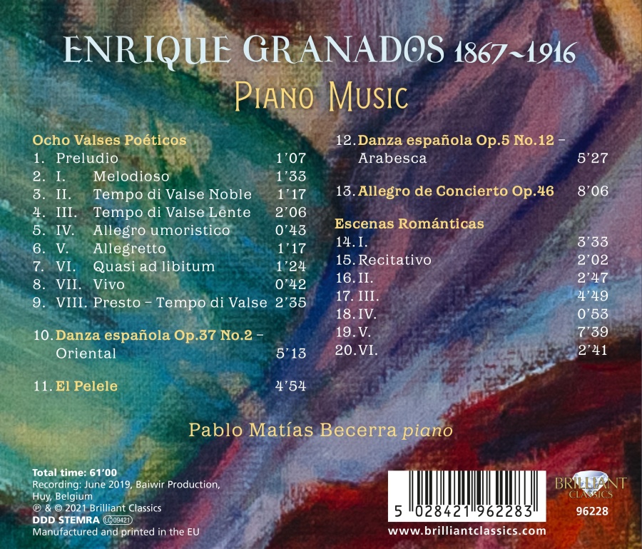 Granados: Piano Music - slide-1